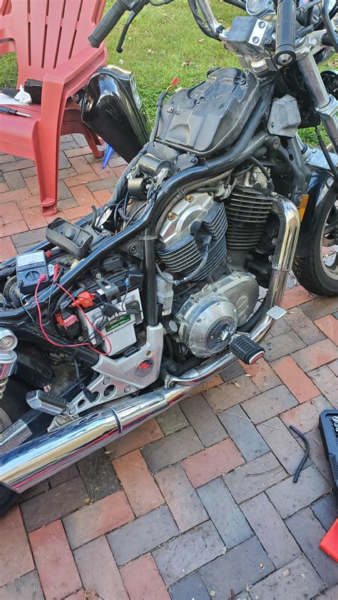 SOLVED: 1986 vt1100 rear cylinder sparking issue 